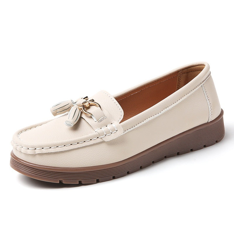 New Womens Plus-size Flat Moccasins