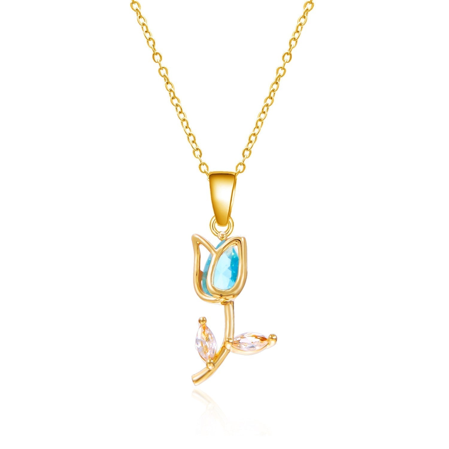 Elegant And Fashionable Tulip Necklace For Women