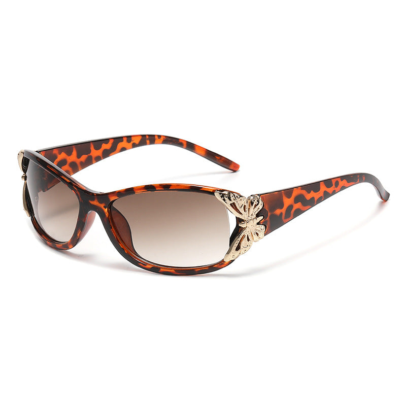 Wraparound Driving Sunglasses In European And American Style