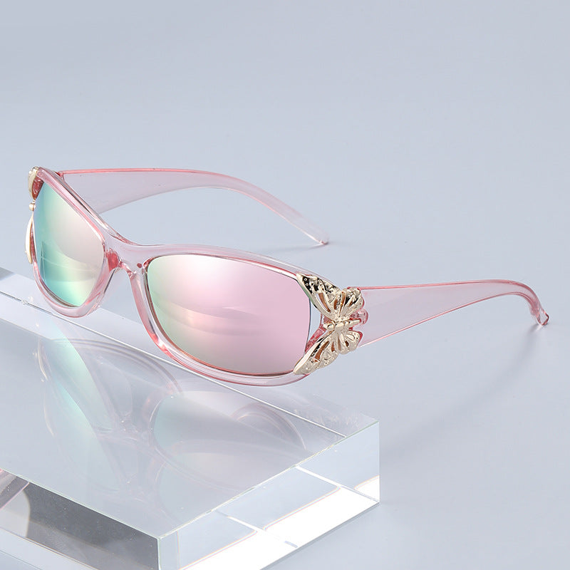 Wraparound Driving Sunglasses In European And American Style