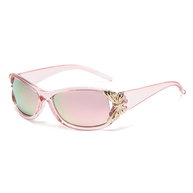 Wraparound Driving Sunglasses In European And American Style