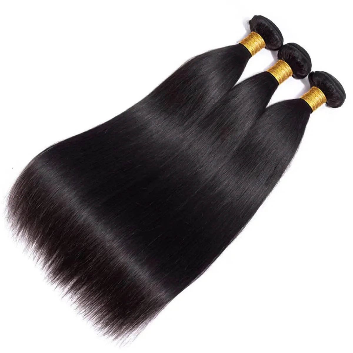 Indian Straight Hair Bundles 1/3/4/5 Pcs  Cuticle Aligned Raw Human Hair Straight Bundles Hair Weave Extensions For Black Women