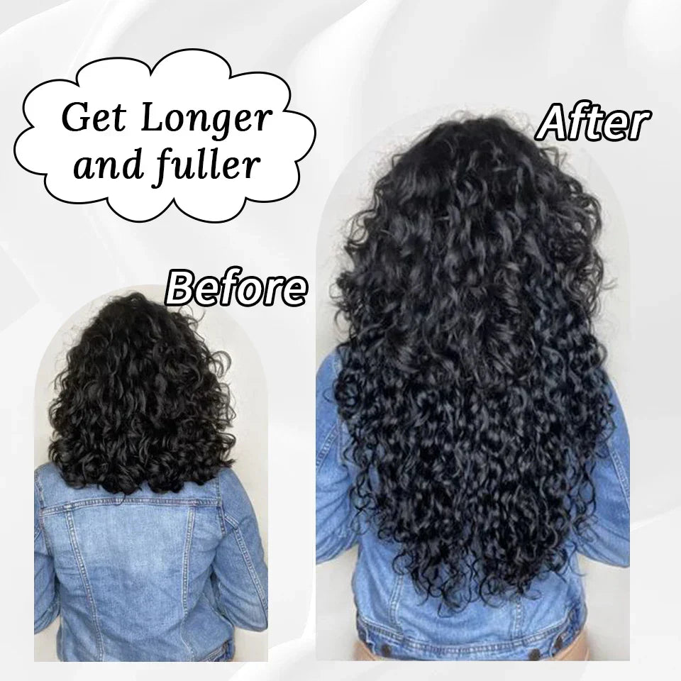 Water Wave Human Hair Bundles Curly Deep Wave 3 Bundles  Brazilian Natural Black Human Hair Remy Hair Human Hair Natural