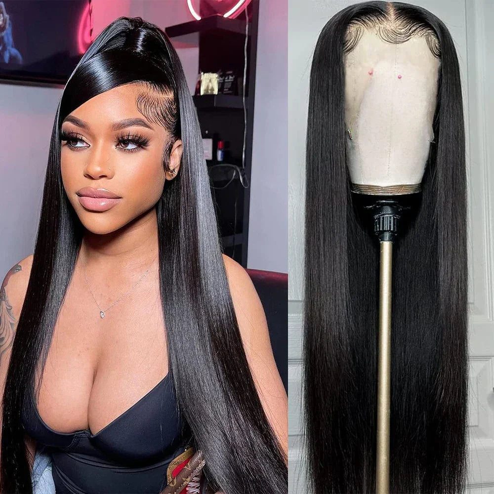 Chocolater Brown 13x4 HD Lace Frontal Wig 100% Human Hair Brazilian Body Wave Transparent Lace Front Human Hair Wigs for Women