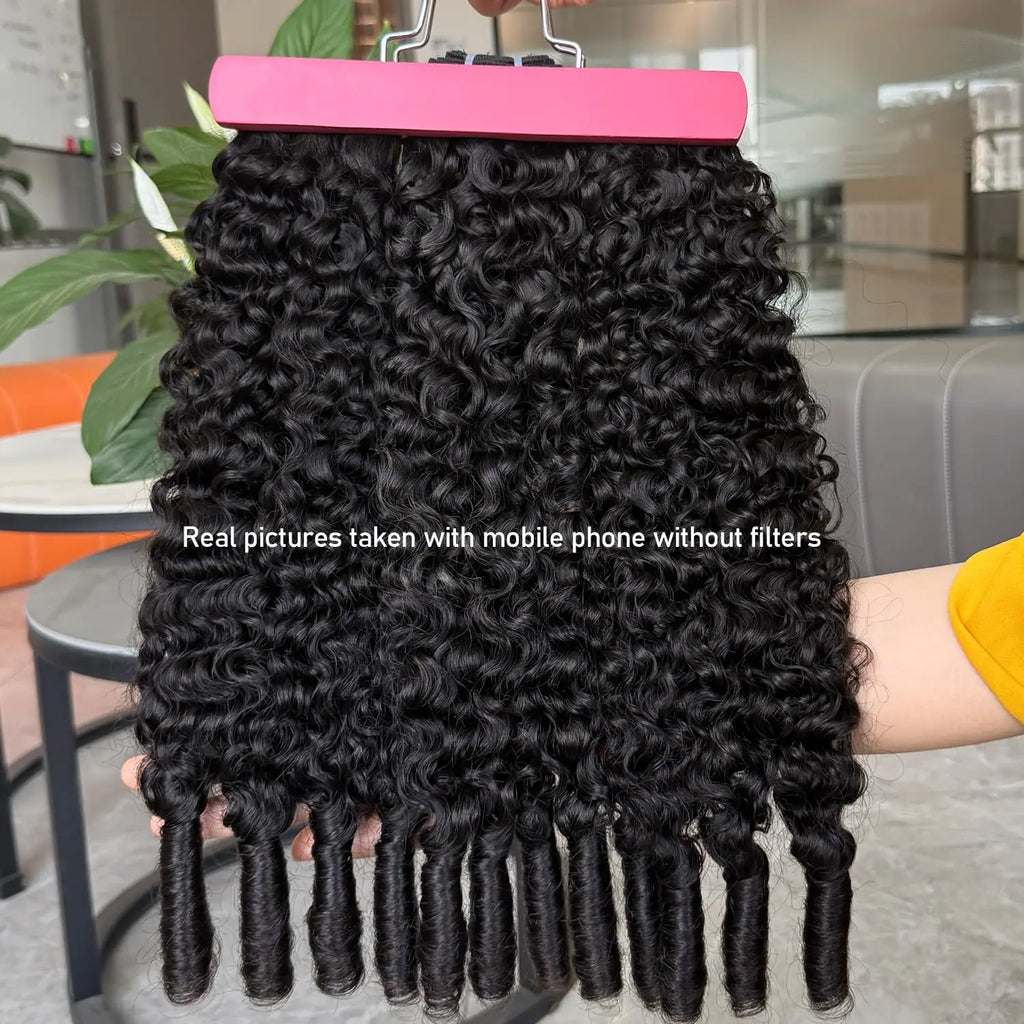 15A Burmese Curly Human Hair Bundles Virgin Hair Burmese Vietnamese Raw Human Hair Extensions 3C4A Spiral Curly Bundles 1/3/4 Pc
