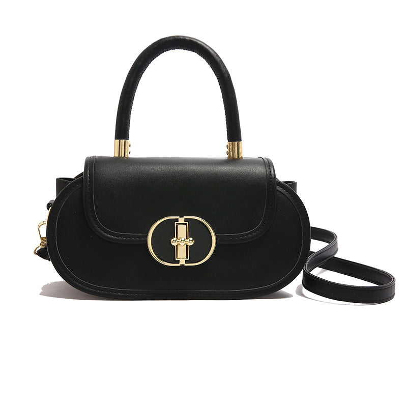Premium Retro Matte Tote Bag Autumn Crossbody Mini Round Bag