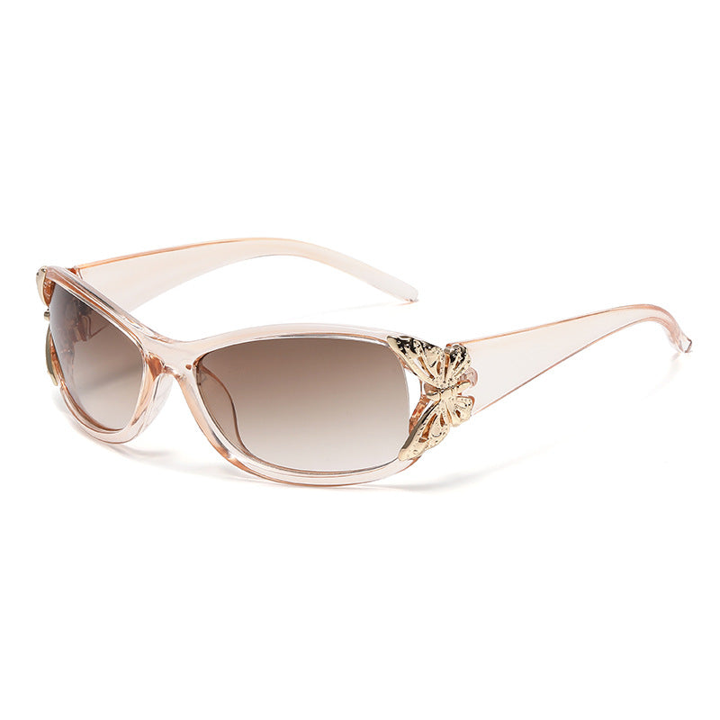 Wraparound Driving Sunglasses In European And American Style