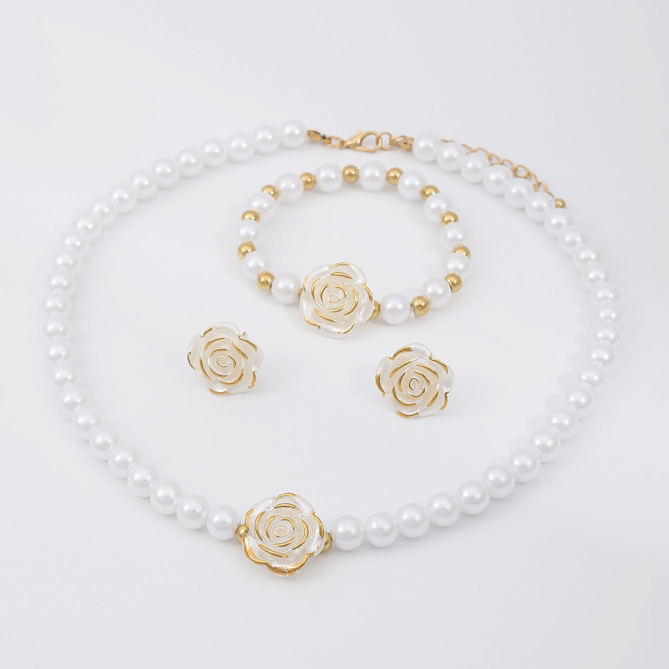 New Floral Design Womens Jewelry Set
