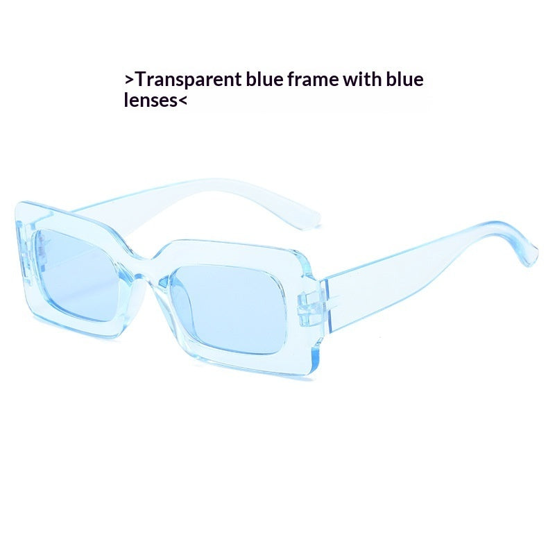 Retro Square Small-Frame Cross-Border Personalized Sunglasses