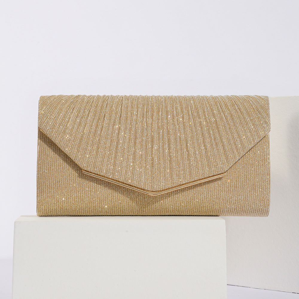 Vintage Womens Evening Clutch With Flap Pillow Bag Socialite Party Banquet Tote