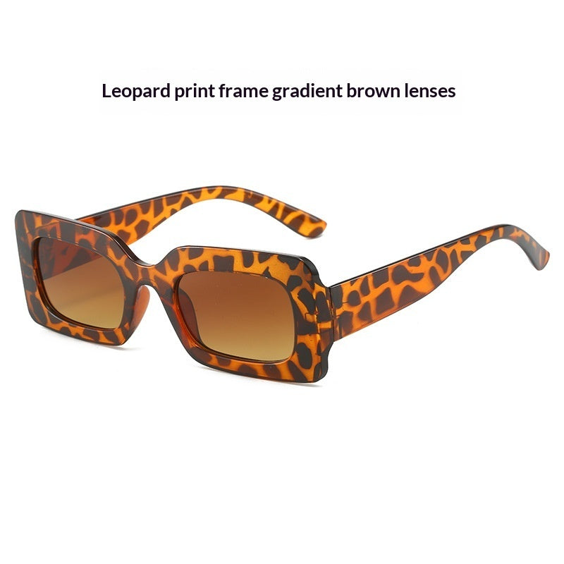 Retro Square Small-Frame Cross-Border Personalized Sunglasses